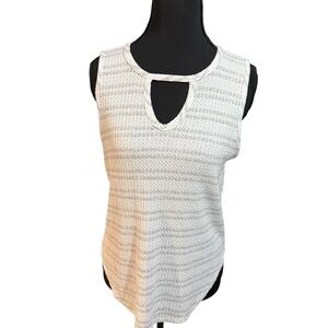 Altar'd State Cream Textured Tank Top